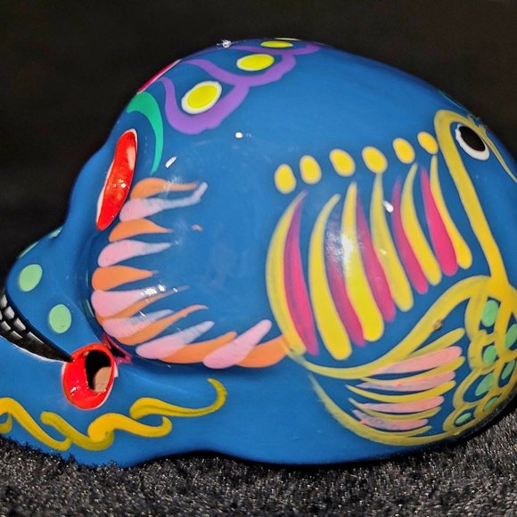 Hand Painted Sugar Skull - Picture 3 of 5